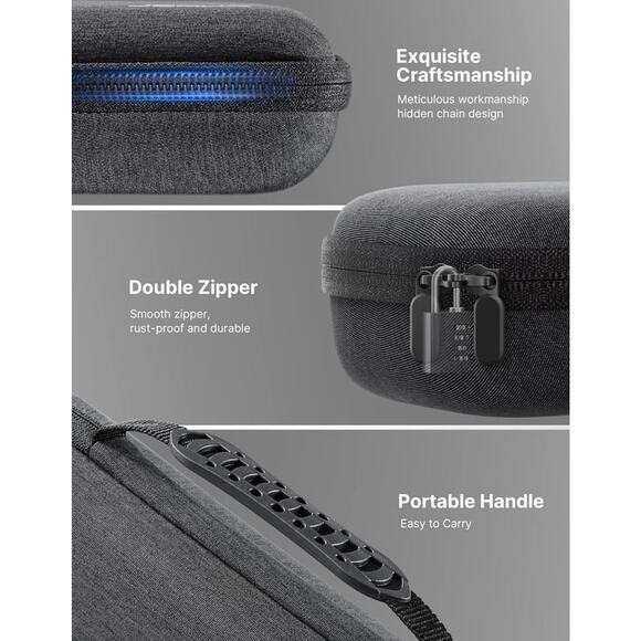 New: protective hard shell carrying case for game console - Picture 7 of 8